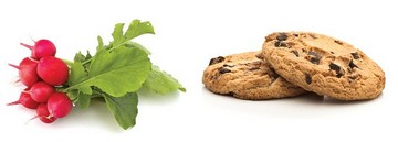 <b>radishes and cookies pic</b>